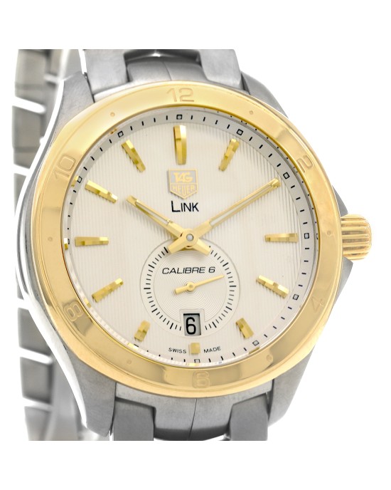 Tag Heuer Link 40mm Stainless Steel Yellow Gold WAT2150